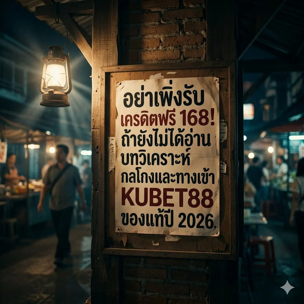 อย่าเพิ่งรับเครดิตฟรี 168! ถ้ายังไม่ได้อ่านบทวิเคราะห์กลโกงและทางเข้า KUBET88 ของแท้ปี 2026