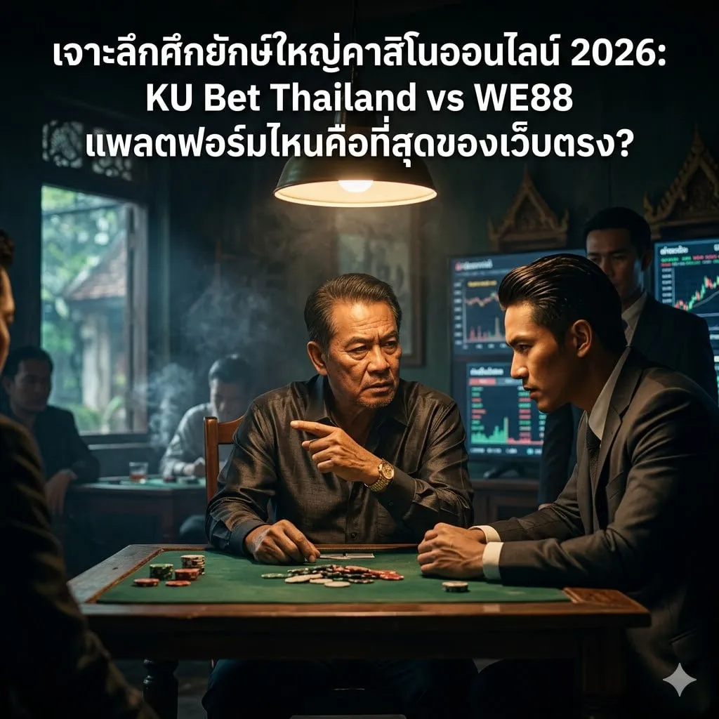 เจาะลึกศึกยักษ์ใหญ่คาสิโนออนไลน์ 2026: KU Bet Thailand vs WE88 แพลตฟอร์มไหนคือที่สุดของเว็บตรง?